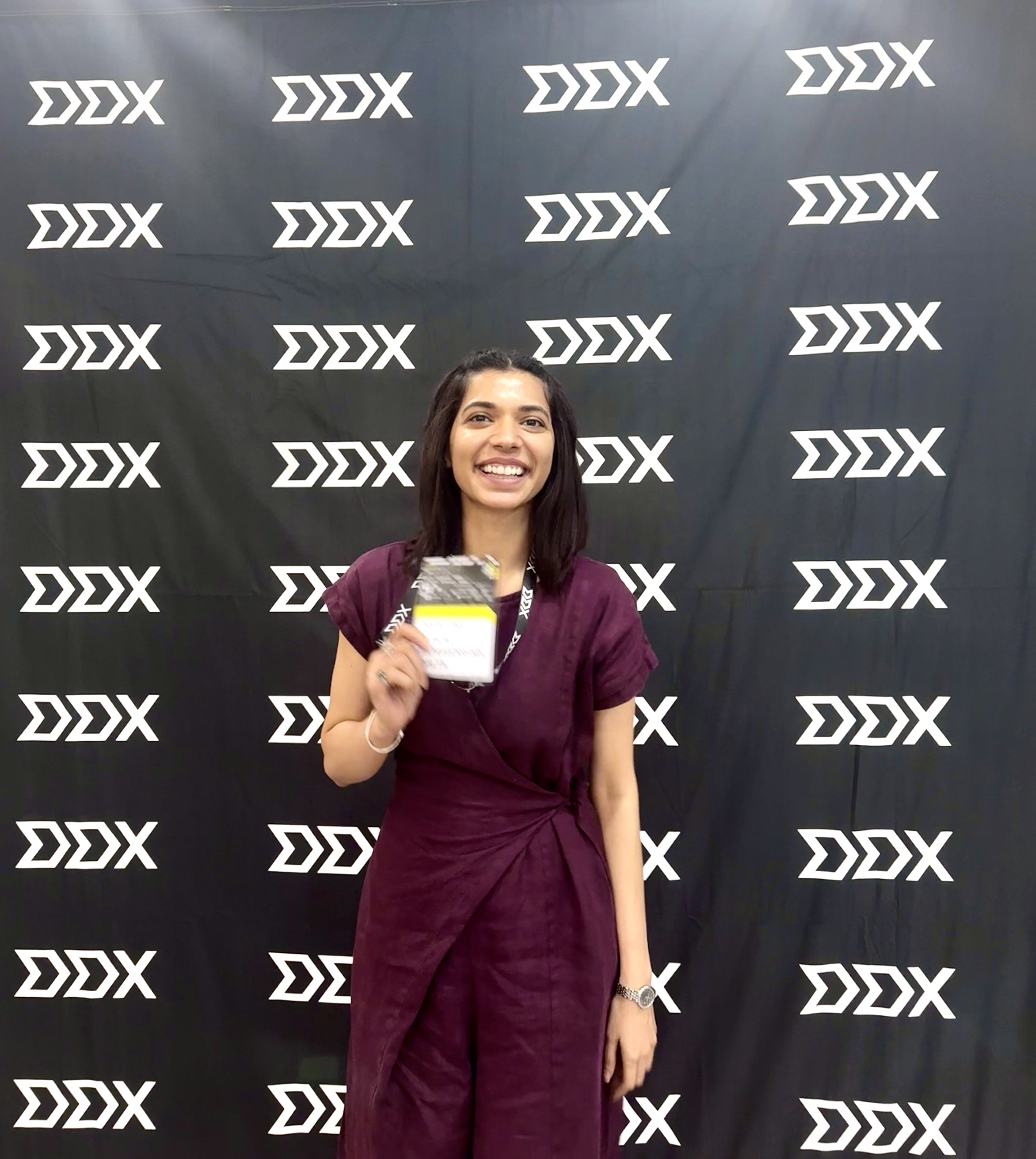 DDX Conference badge selfie